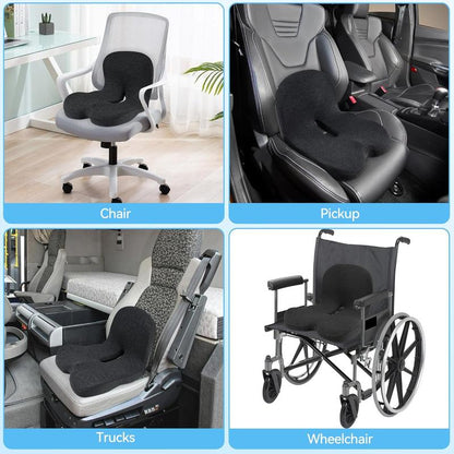 🚗💺 ERGONOMISK BILSTOL – KÖR I KOMFORT HELA DAGEN! ✨ Halkfri minnesskumsits – Formar sig efter din kropp