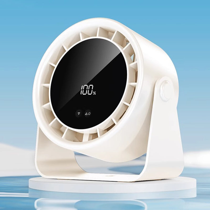 🔥Rea på heta varor - 55 % rabatt🔥100-hastighet Mini tyst bordsfläkt med digital display