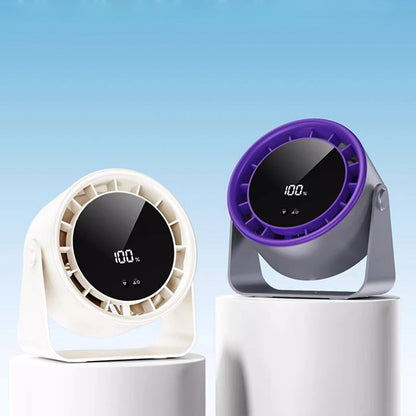 🔥Rea på heta varor - 55 % rabatt🔥100-hastighet Mini tyst bordsfläkt med digital display