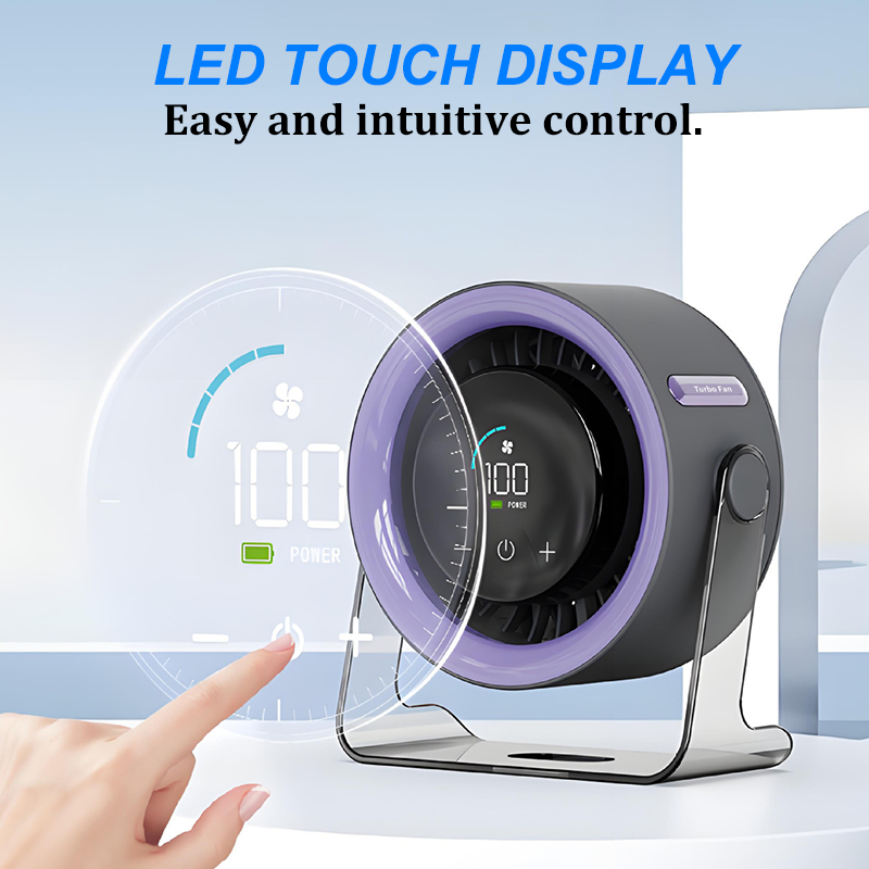 🔥 50 % RABATT NU! 🔥 Kraftfull mini-fläkt – 100 inställningar, digital display & energisnål, perfekt för varma dagar ☀️