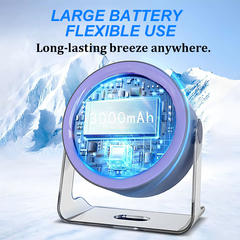 🔥 50 % RABATT NU! 🔥 Kraftfull mini-fläkt – 100 inställningar, digital display & energisnål, perfekt för varma dagar ☀️