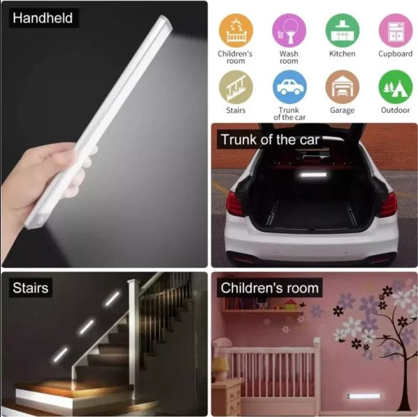 LED-skåpsbelysning med rörelsesensor 💡Energisnål och praktisk🔥