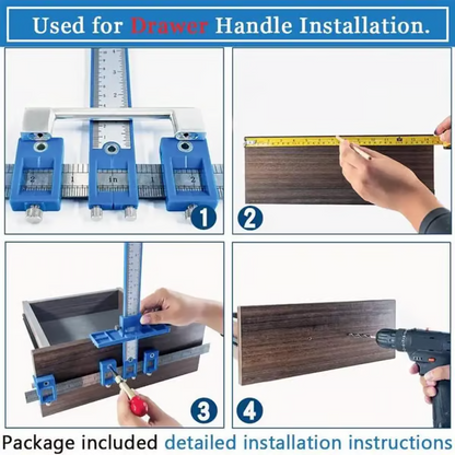 🔧 50% RABATT! 🗄️ Skåp Hårdvara Jig – Precisionsborrning, Justerbar Design & Perfekt För Montering Av Möbelbeslag 🛠️