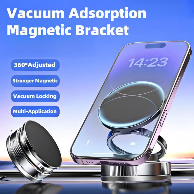 ⏰ Endast nu 50% rabatt!🔥🔄360° justerbar magnetisk telefonhållare med sugpropp📱🚗