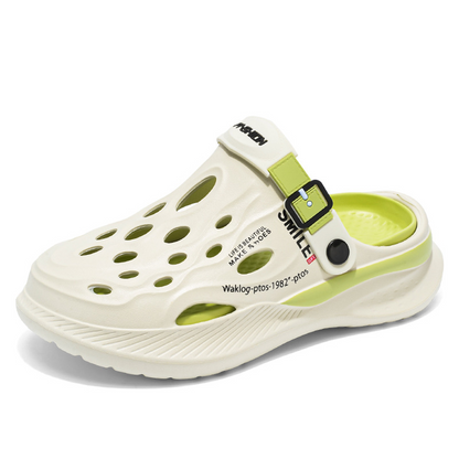🔥Unisex avslappnade och lätta slip-on-träskor