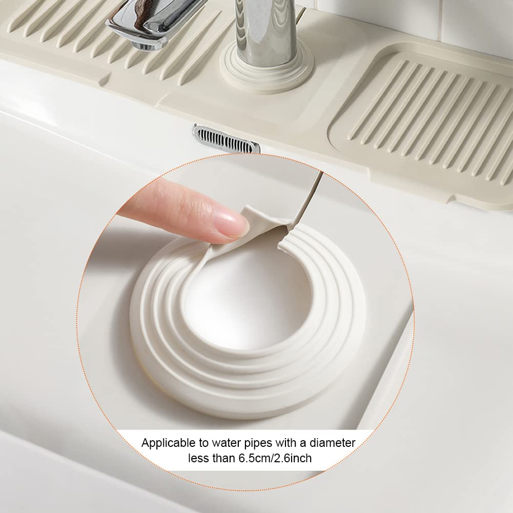 🚰 50 % RABATT NU! ✨ Justerbart Silikon-Stänkskydd för Diskbänk – Stoppa Vattenstänk & Håll Köksbänken Torr och Ren 🏠💧