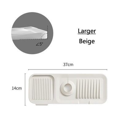 🚰 50 % RABATT NU! ✨ Justerbart Silikon-Stänkskydd för Diskbänk – Stoppa Vattenstänk & Håll Köksbänken Torr och Ren 🏠💧