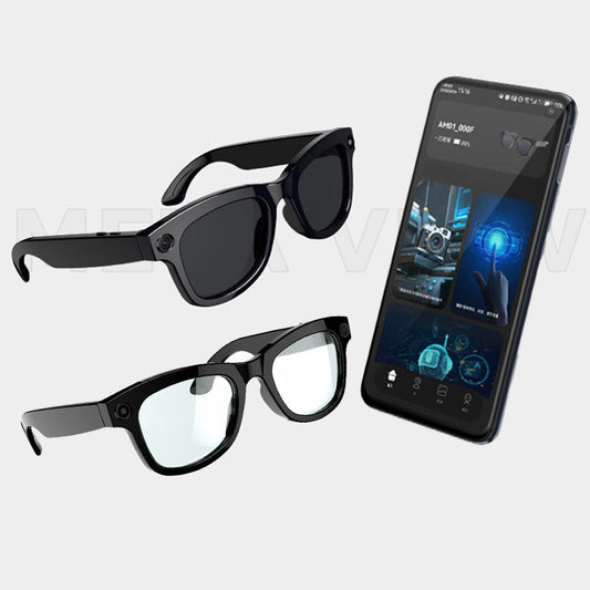 👓 60% RABATT! 🤖 Smarta AI-glasögon – HD-foto/Video, Hands-Free & Integrerad Mikrofon 🎥