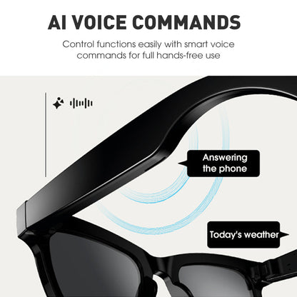 👓 60% RABATT! 🤖 Smarta AI-glasögon – HD-foto/Video, Hands-Free & Integrerad Mikrofon 🎥