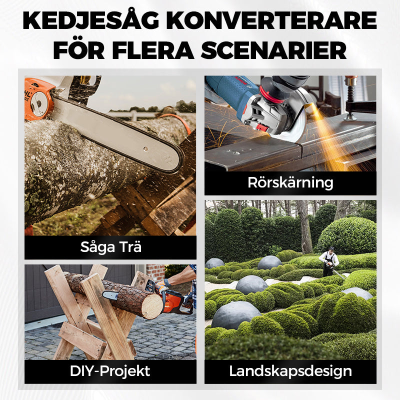 🔥Elektrisk Kedjesåg Konverterare för Vinkelslip