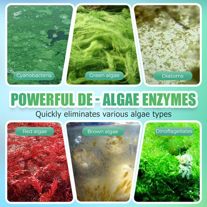 Algefjerner for akvarier