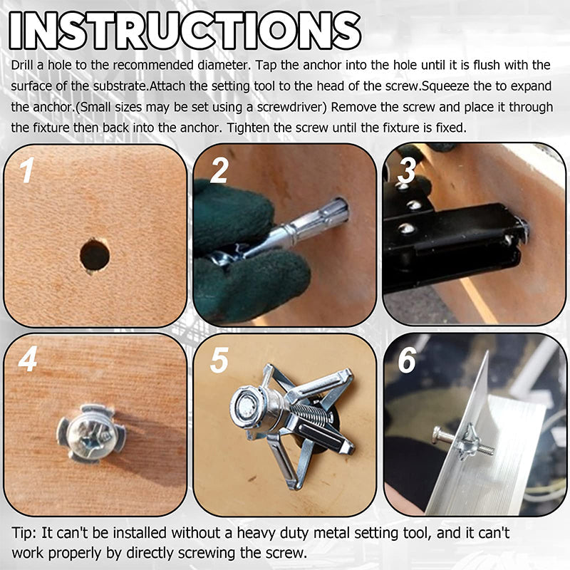 🔩Expansionsskruv Petalmutter