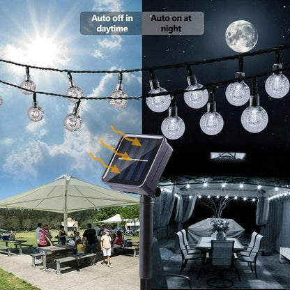 🔥Sista dagen 50% OFF🔥 - Vattentäta solcellsdrivna LED-stränglampor för utomhusbruk