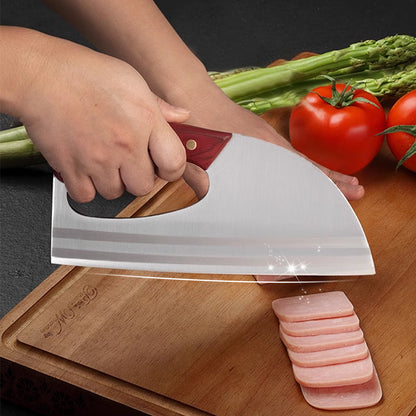 🔪 5Cr15Mov rostfritt stål 🔪 Arbetsbesparande och lätta köksknivar i rostfritt stål