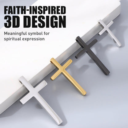 🔥3D-kors självhäftande bil klistermärke