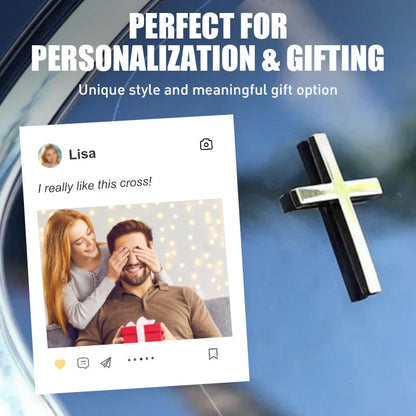 🔥3D-kors självhäftande bil klistermärke