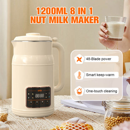 1200 ml 8-i-1 nøttemelkbereder