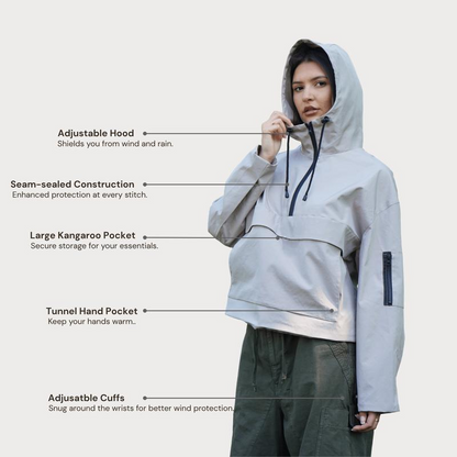🍂Höstrea 50 % rabatt🍁Causal Softshell-jacka med huva