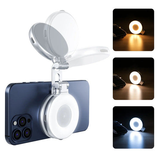 🔥Specialerbjudanden 50 % RABATT🔥Telesin C03 magnetisk selfie-ringljus