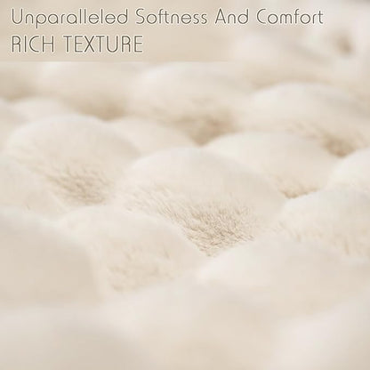 🍂 50 % RABATT NU! 🛏️ Tjock kaninplush & mjölkvelourtäcke – ultramjuk, värmeisolering & mångsidig – perfekt för kalla kvällar 🛋️