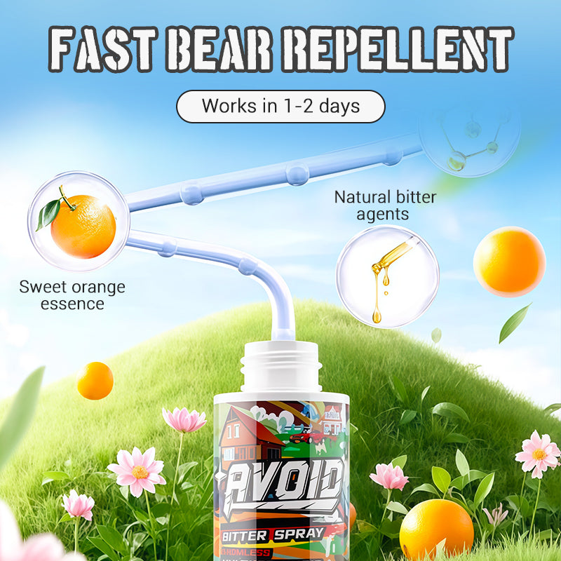 Kraftfull björnavvisande spray