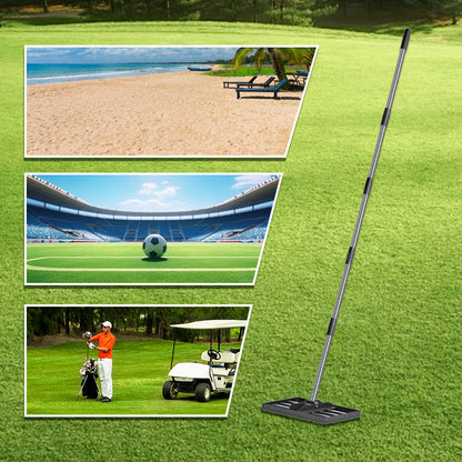 Professionell Gräsmattans Nivelleringsräfsa för Trädgård & Golfbana
