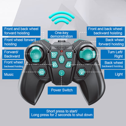 🔥Gest Avkännande Stunt Robot Hund Bil Leksaker