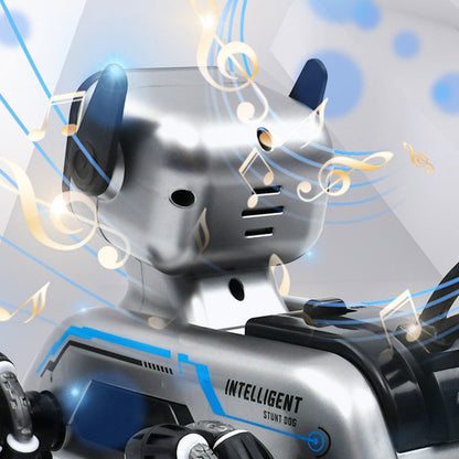 🔥Gest Avkännande Stunt Robot Hund Bil Leksaker