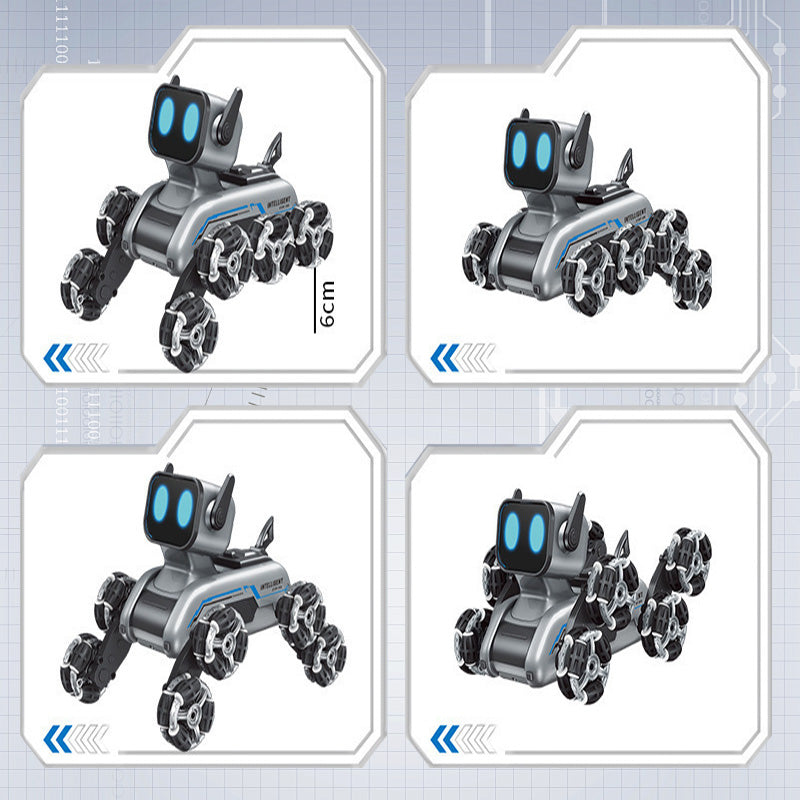 🔥Gest Avkännande Stunt Robot Hund Bil Leksaker