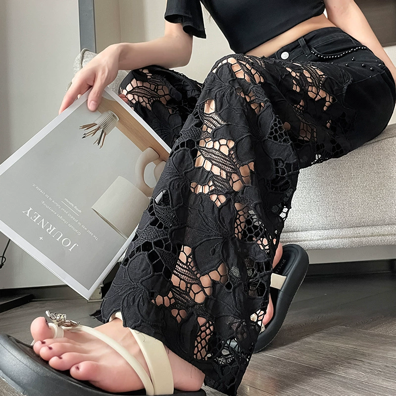 💜 SISTA DAGENS ERBJUDANDE - 60% RABATT 💜Dambyxor med skarvade, heta strassmönster