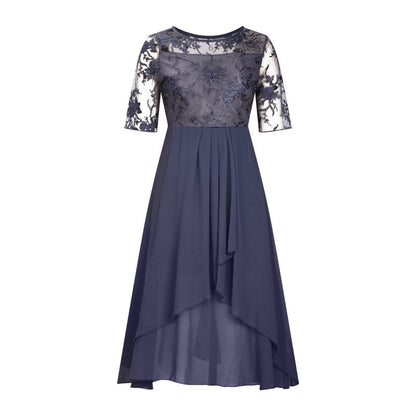 💖NYTT ARRIVAL BEGRÄNSAD TID ERBJUDANDE💖Elegant broderi Cocktail Flowy Klänning