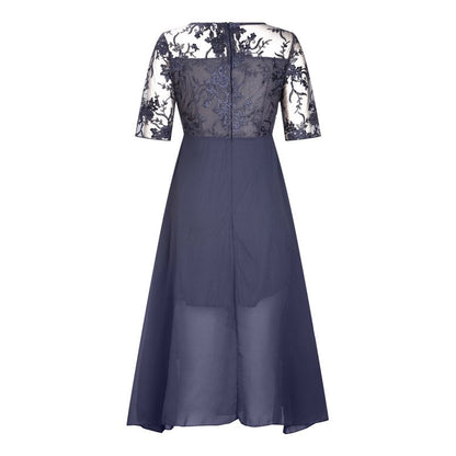 💖NYTT ARRIVAL BEGRÄNSAD TID ERBJUDANDE💖Elegant broderi Cocktail Flowy Klänning