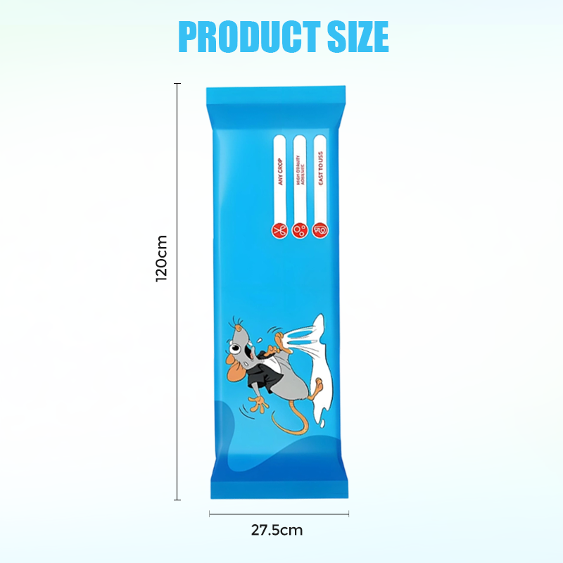 🐭 KÖP 1 FÅ 1 GRATIS! ✨ 1.2 m Stor Transparent Musfälla - Giftfri Klibbyta med Återanvändbar Yta för Effektiv Skadedjursbekämpning 🚫🧀