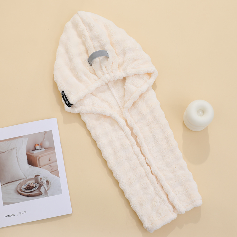 50 % rabatt🎁🛁 Stort hårhandduk med säkerhetsband för kvinnor