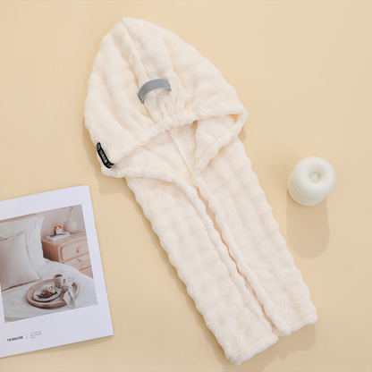 50 % rabatt🎁🛁 Stort hårhandduk med säkerhetsband för kvinnor