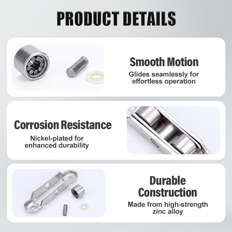 ✨Köp 2 få 1 gratis 🎁80/88 Rulle i sinklegering för PVC-fönster och -dörrar