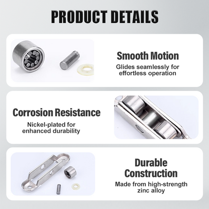 ✨Köp 2 få 1 gratis 🎁80/88 Rulle i sinklegering för PVC-fönster och -dörrar