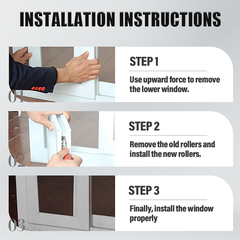 ✨Köp 2 få 1 gratis 🎁80/88 Rulle i sinklegering för PVC-fönster och -dörrar