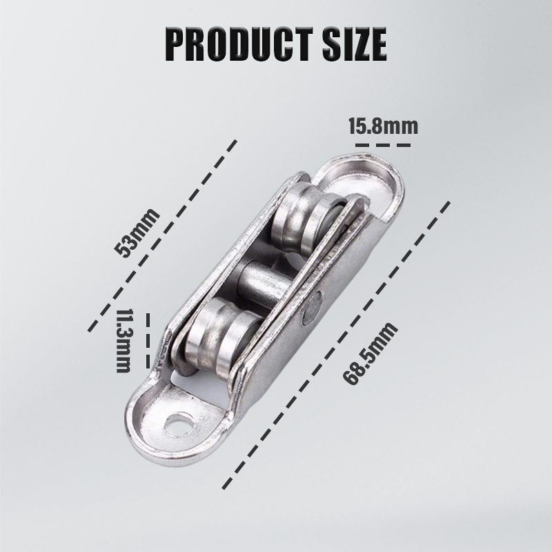 ✨Köp 2 få 1 gratis 🎁80/88 Rulle i sinklegering för PVC-fönster och -dörrar