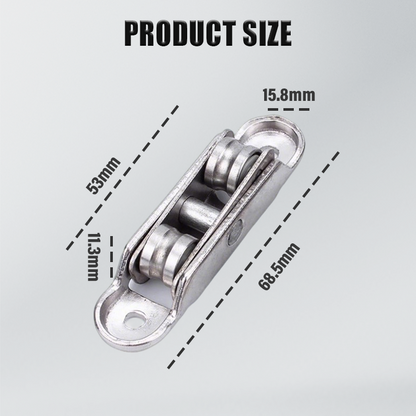 ✨Köp 2 få 1 gratis 🎁80/88 Rulle i sinklegering för PVC-fönster och -dörrar