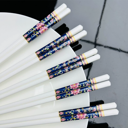 🌿🌿Set med ätpinnar i högkvalitativ keramik