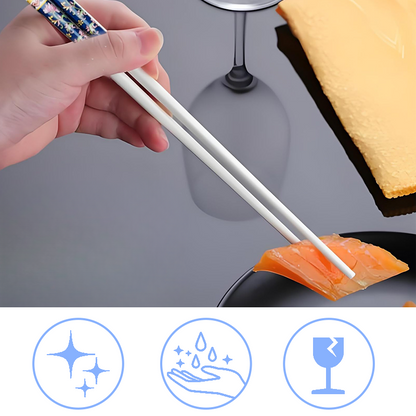 🌿🌿Set med ätpinnar i högkvalitativ keramik