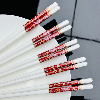 🌿🌿Set med ätpinnar i högkvalitativ keramik