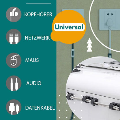 Självhäftande kabelorganisatör