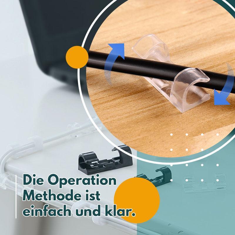 Självhäftande kabelorganisatör