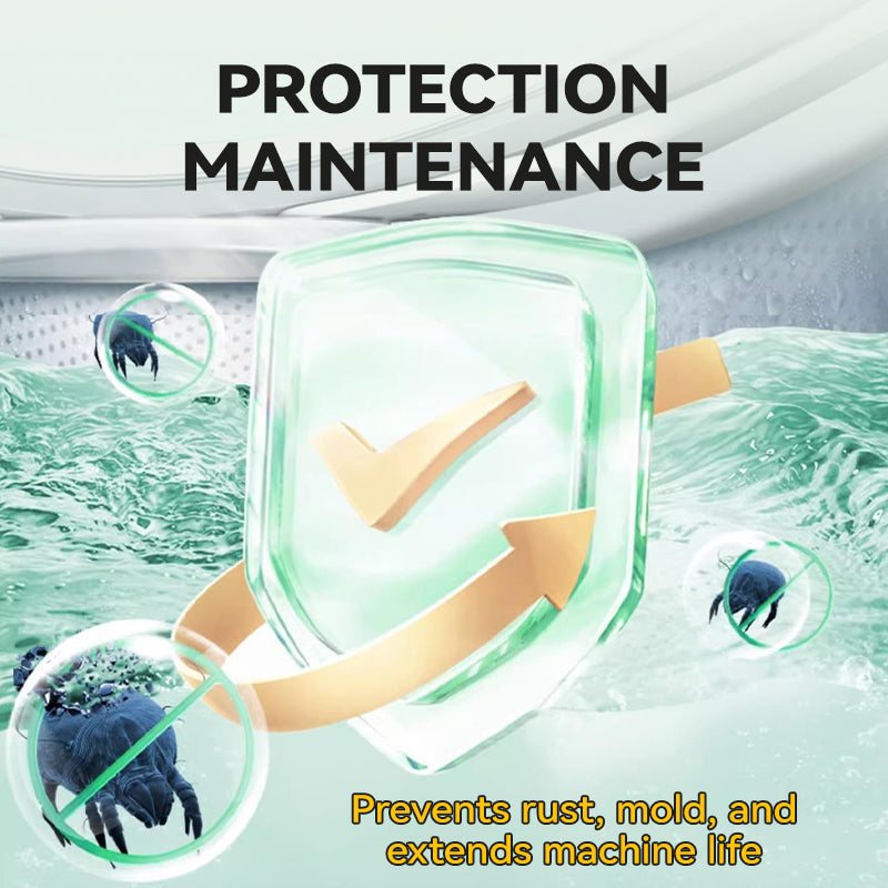 Anti-lukt- och mögelrengöringsmedel för tvättmaskiner