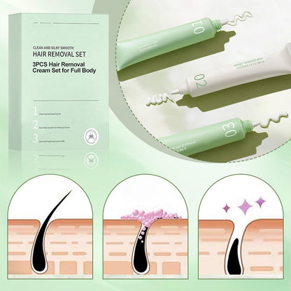 KÖP 2 FÅ 1 GRATIS 🤩 Hårborttagningskrämkit för kvinnor 🤩