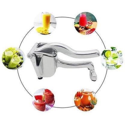 🔥50% RABATT NU!🍋Manuell juicer i rostfritt stål – robust citruspress för färsk fruktjuice i köket och baren🥤✨