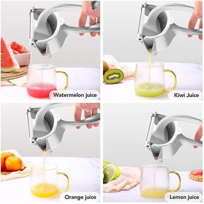 🔥50% RABATT NU!🍋Manuell juicer i rostfritt stål – robust citruspress för färsk fruktjuice i köket och baren🥤✨