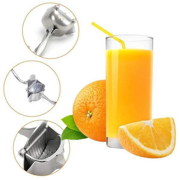 🔥50% RABATT NU!🍋Manuell juicer i rostfritt stål – robust citruspress för färsk fruktjuice i köket och baren🥤✨